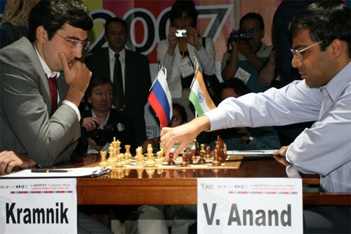 Vladimir Kramnik - Playing against GM VISWANATHAN ANAND in the WORLD CHESS  CHAMPIONSHIP 2008