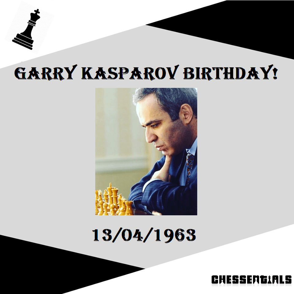 Happy 58th birthday to Garry Kasparov, the 13th World Chess