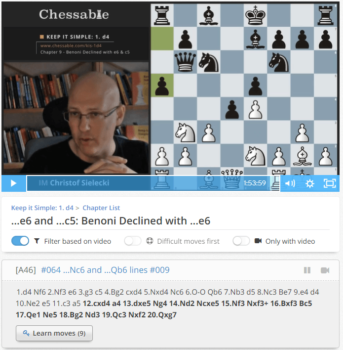 Keep It Simple: 1 d4 Chessable Course: An Honest Review - Chessentials