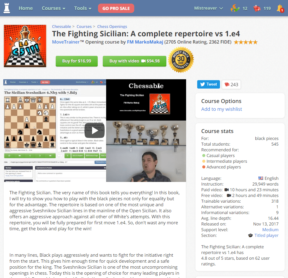 Best Chessable Courses for Openings - New Member Discount Will Expire Soon  : r/chess